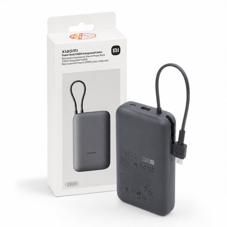 XIAOMI Power Bank 20000mAh 22.5 avec câble intégré